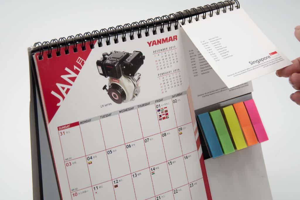 Calendar printer Singapore